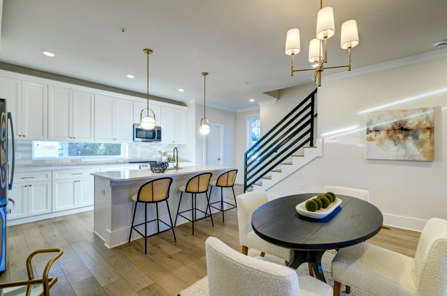 Furnished interior view inside a new home in Walk at Park Circle, North Charleston (Image 12).