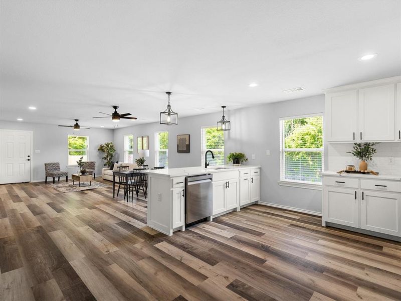 Furnished interior view inside a new home in , Fort Worth (Image 15). Furnished interior view inside a new home in , Fort Worth (Image 15).