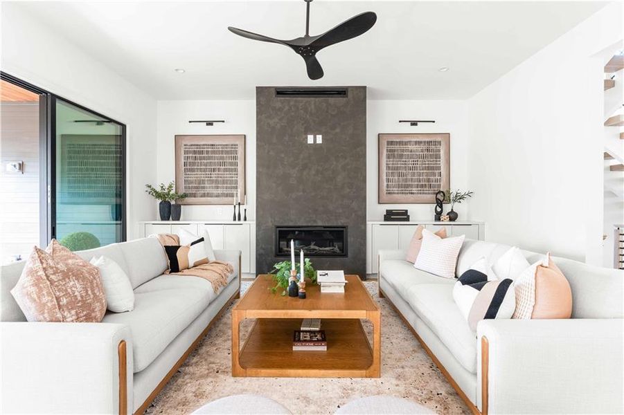 Furnished interior view inside a new home in , Atlanta (Image 15).