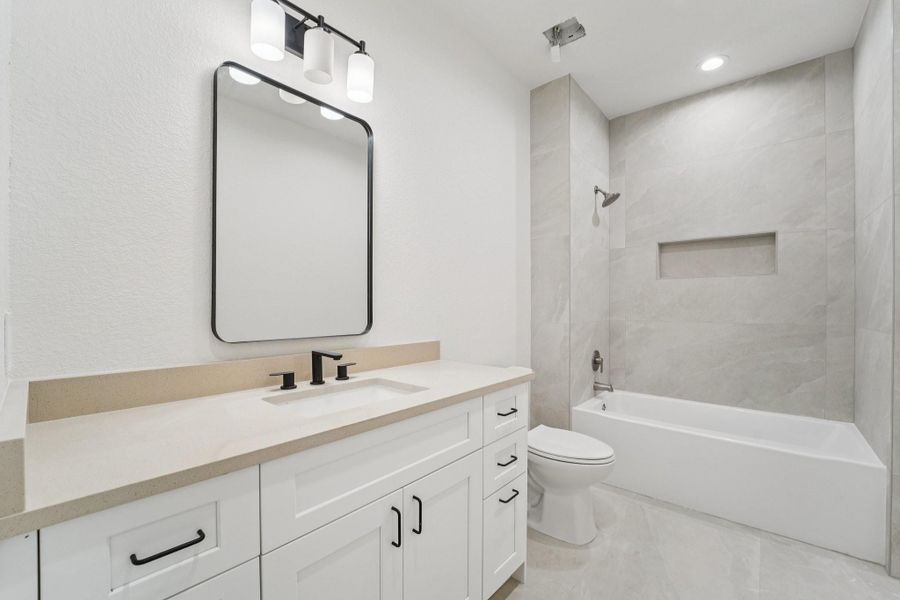 Furnished interior view inside a new home in , La Porte (Image 4). Furnished interior view inside a new home in , La Porte (Image 4).