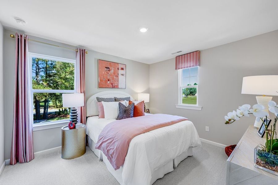 Representative furnished interior of a home built from the Stella by Taylor Morrison in Eagle Trace, Wendell (Image 28).