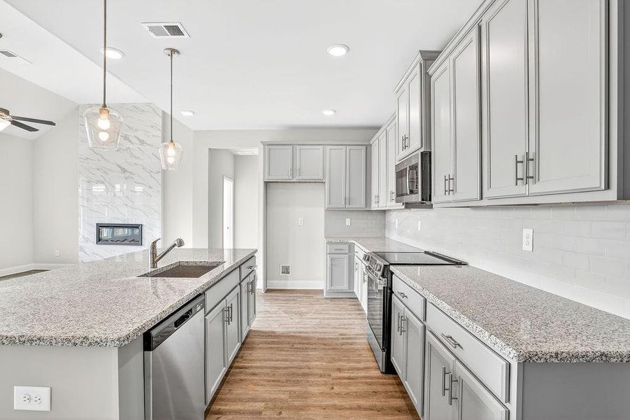 Furnished interior view inside a new home in , Homer (Image 7).