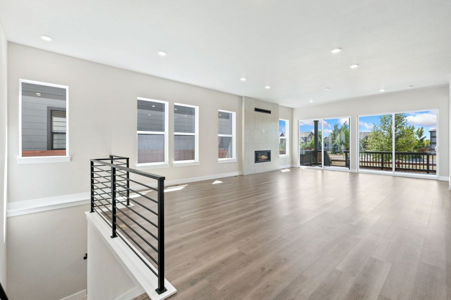 Spacious, unfurnished interior of a new home in RainDance, Windsor (Image 10). Spacious, unfurnished interior of a new home in RainDance, Windsor (Image 10).