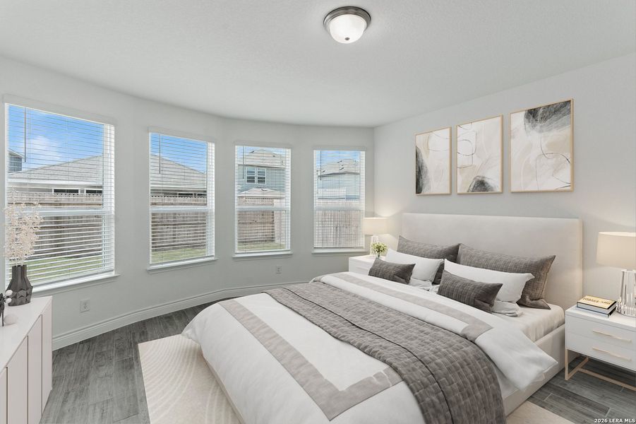 Furnished interior view inside a new home in Horizon Ridge, San Antonio (Image 2).