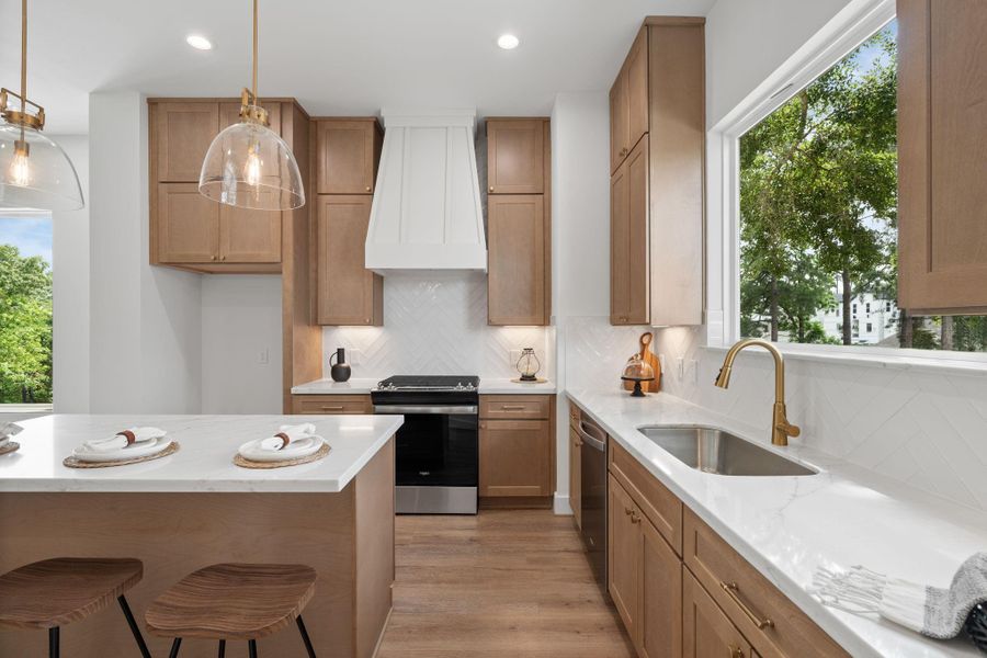 Furnished interior view inside a new home in , Houston (Image 9).