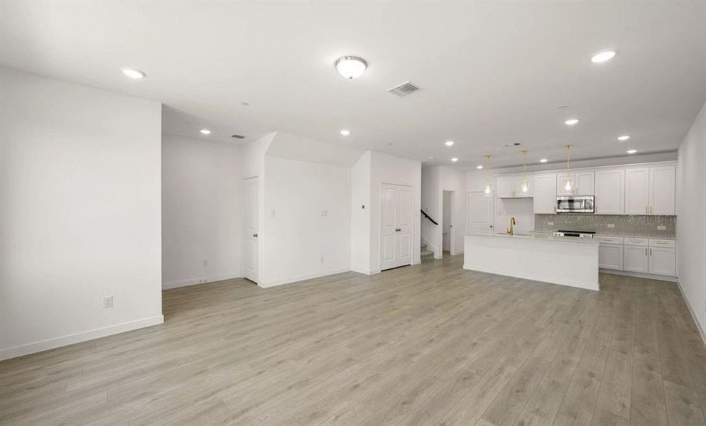 Open Kitchen-Living-Dining Room Representative Photo