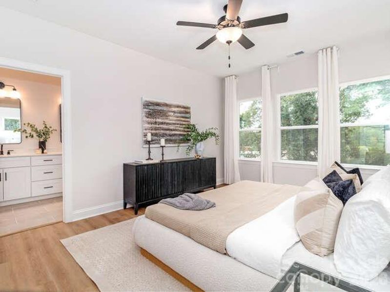 Furnished interior view inside a new home in , Charlotte (Image 5).