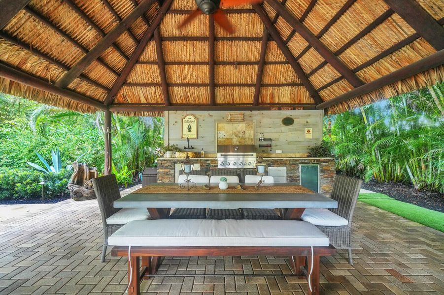 tiki hut with summer kitchen tiki hut with summer kitchen