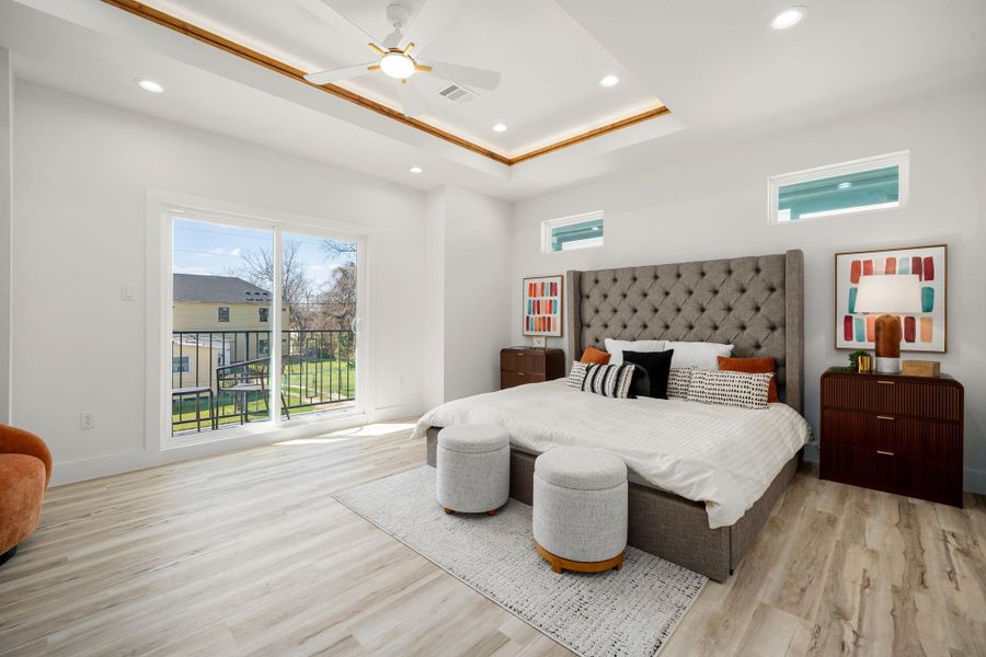 Furnished interior view inside a new home in , Houston (Image 5).