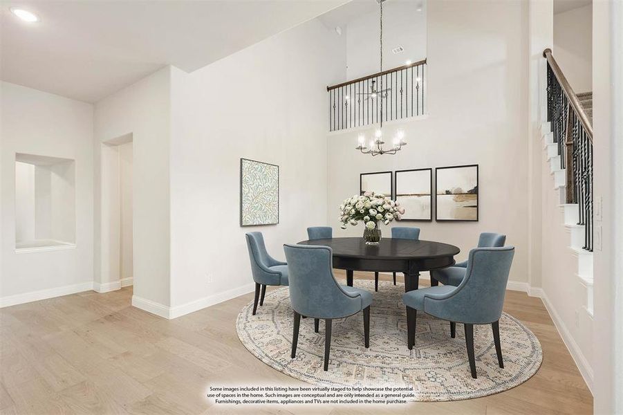 Furnished interior view inside a new home in Liberty, Melissa (Image 29).