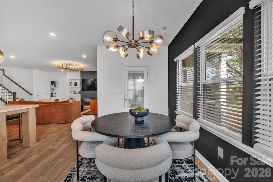 Furnished interior view inside a new home in , Monroe (Image 6).