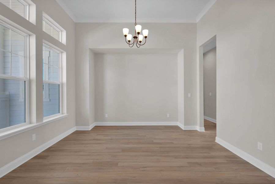 Representative unfurnished interior of a home built from the Stella by Riverside Homes in Hidden Creek at SilverLeaf, St. Augustine (Image 25).