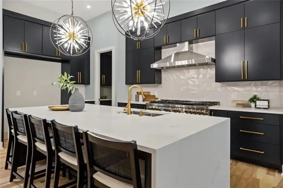 Furnished interior view inside a new home in , Marietta (Image 11).