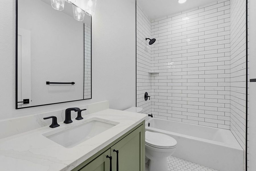 Furnished interior view inside a new home in , Wimberley (Image 13).