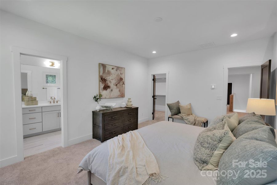 Furnished interior view inside a new home in , Charlotte (Image 5). Furnished interior view inside a new home in , Charlotte (Image 5).