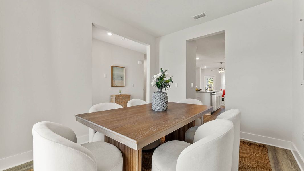 Representative furnished interior of a home built from the The Alabaster by D.R. Horton in WindMark Beach, Port Saint Joe (Image 8).