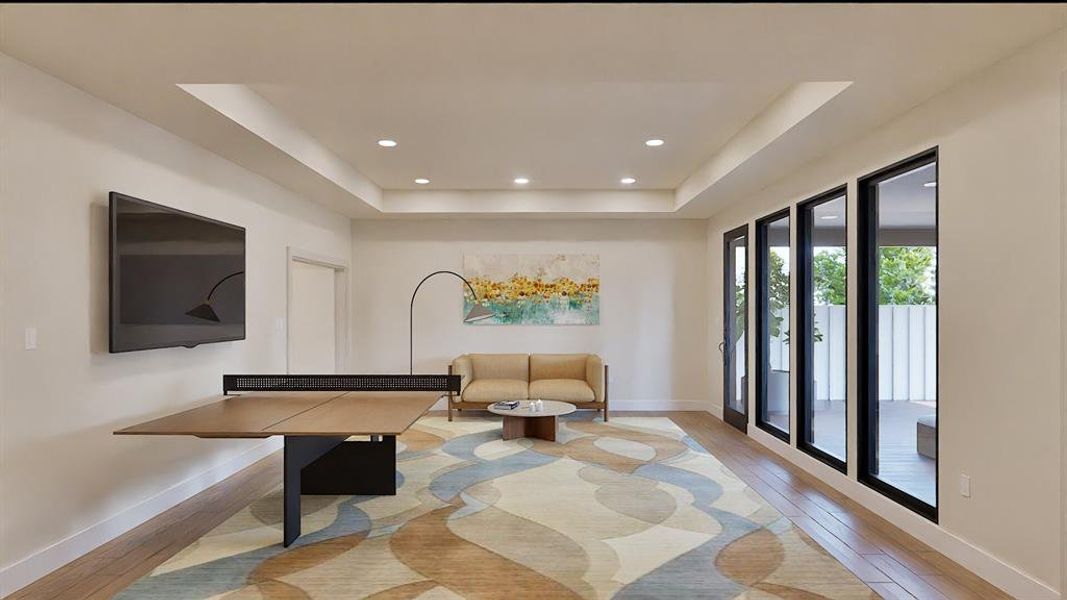 Furnished interior view inside a new home in , Graford (Image 10).