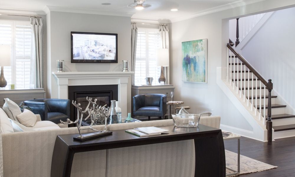 Representative furnished interior of a home built from the Newport II by Classica Homes in McLean - Hunts Point, Belmont (Image 10).