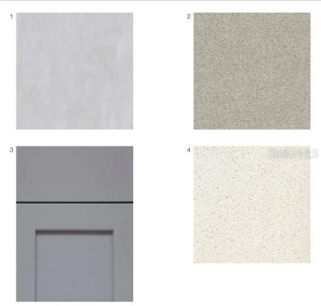 Sample of building materials used in homes in The Towns at Tiburon, Nokomis (Image 10).