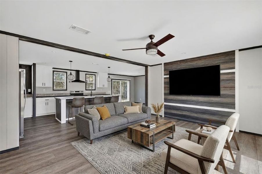 Furnished interior view inside a new home in , Ocala (Image 4).