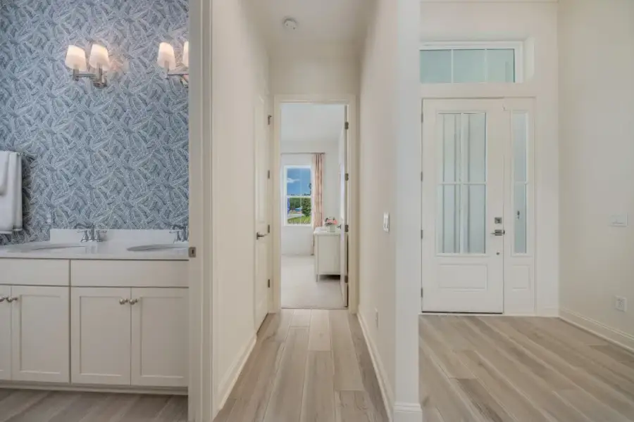 Representative furnished interior of a home built from the Ortega by Riverside Homes in Sagebrush at EverRange, Jacksonville (Image 40).