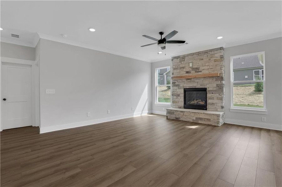 Spacious, unfurnished interior of a new home in , Loganville (Image 18).