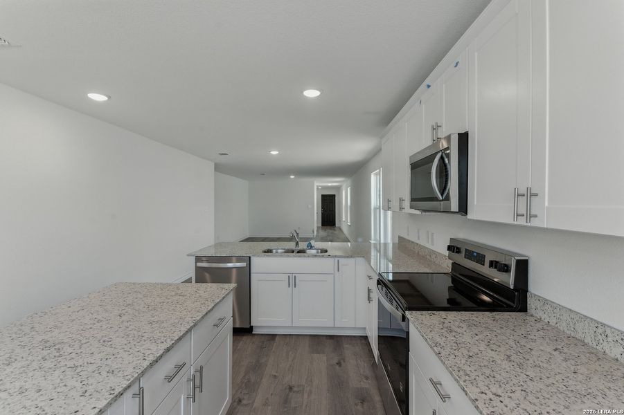 Furnished interior view inside a new home in Davis Ranch, San Antonio (Image 4).
