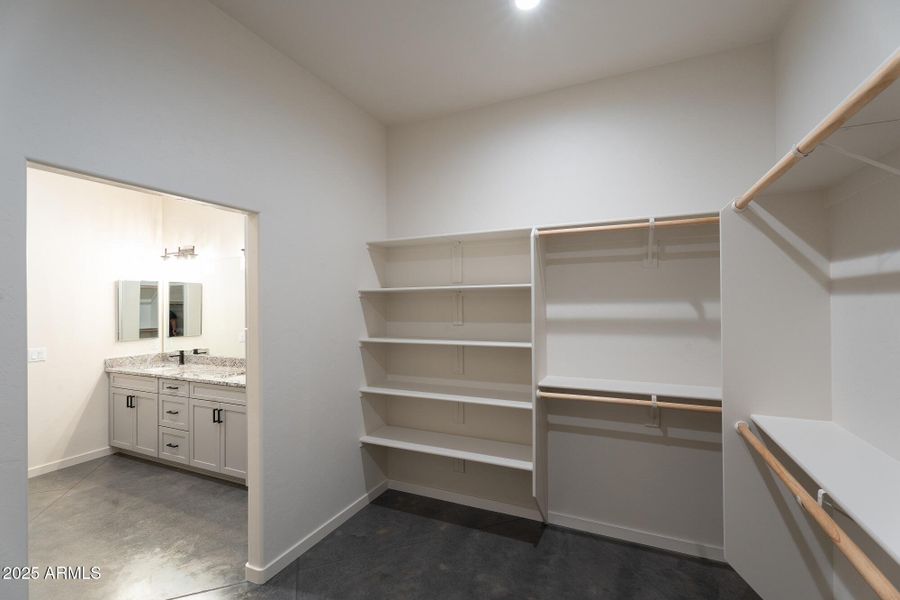 Huge walk in closet