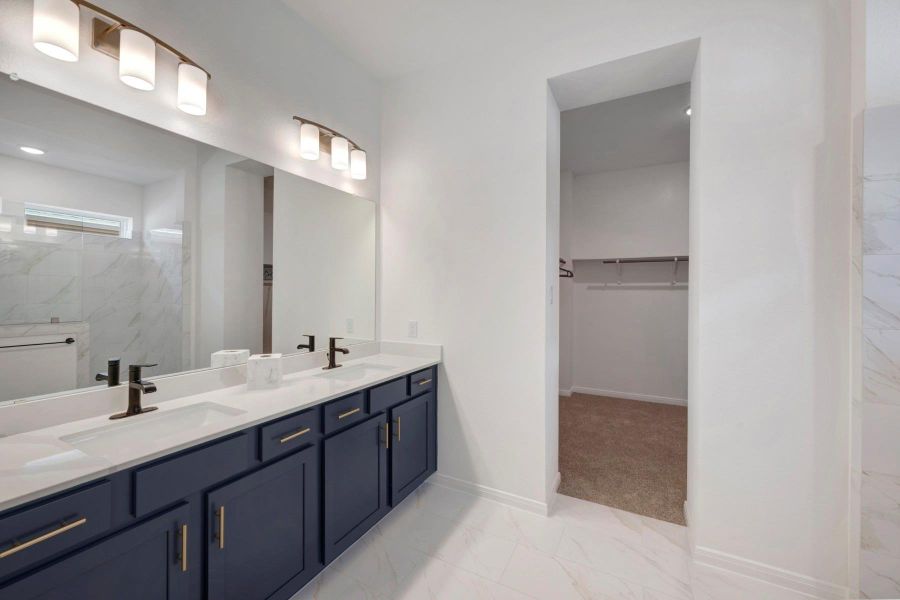 Furnished interior view inside a new home in Jordan Ranch - Terrace Collection, Fulshear (Image 7).