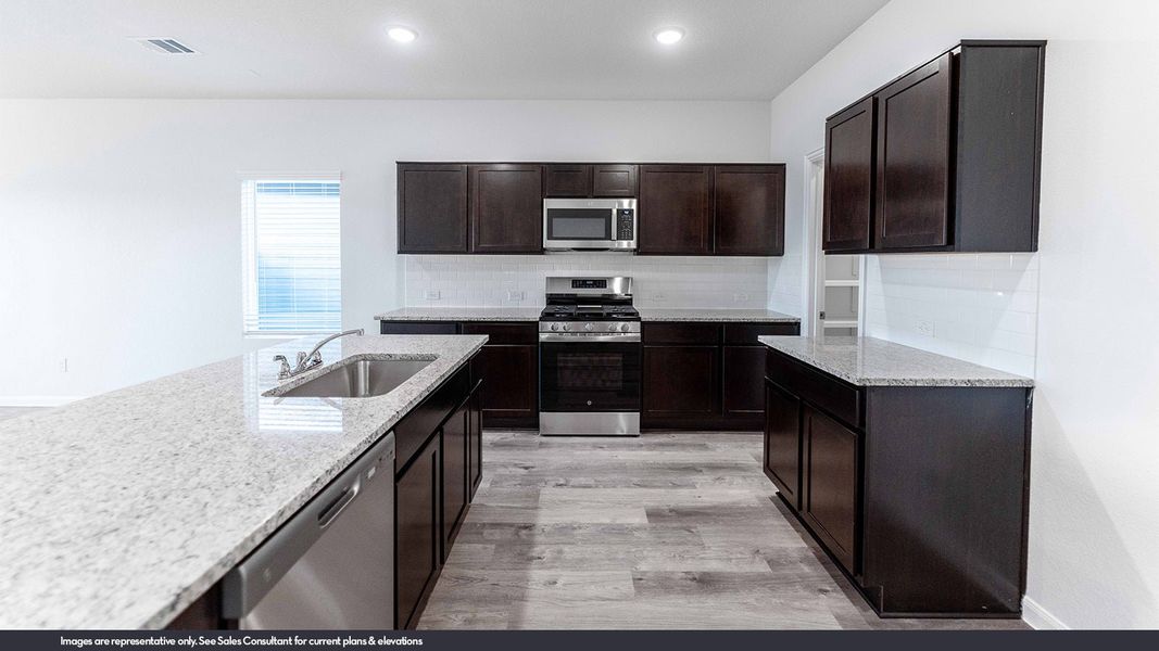 Representative furnished interior of a home built from the Maple by CastleRock Communities in Chasin Heights, Converse (Image 7).