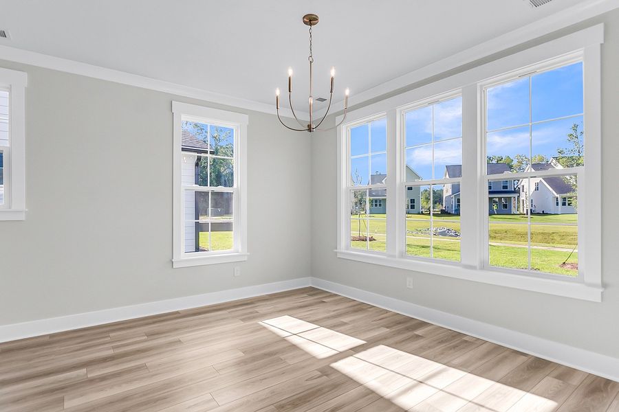 Spacious, unfurnished interior of a new home in Pineland Preserve, Summerville (Image 29).