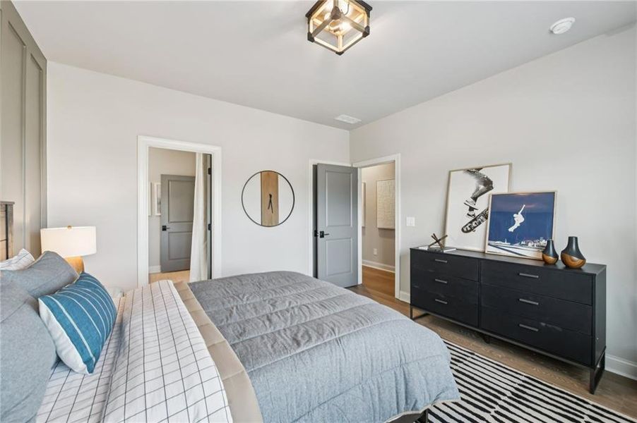 Furnished interior view inside a new home in Palisades Single Family, Cumming (Image 34).