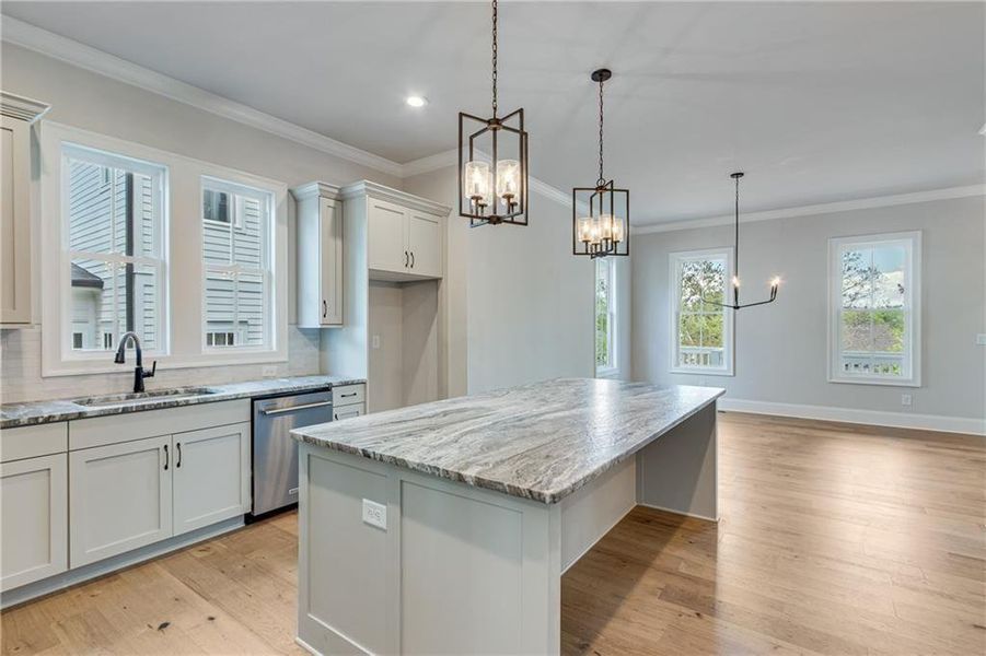 Furnished interior view inside a new home in , Dacula (Image 4).
