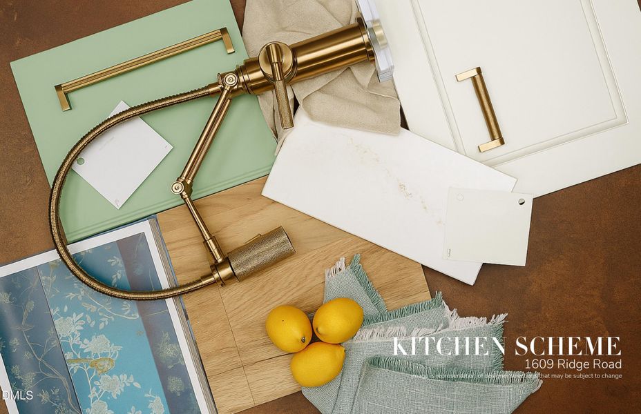 1609 Ridge Kitchen Flat Lay Photo 1609 Ridge Kitchen Flat Lay Photo