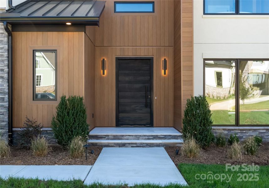 Exterior details and patio area of a home in , Matthews (Image 4).