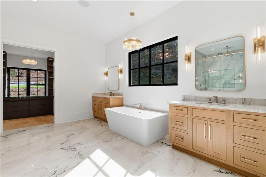 Furnished interior view inside a new home in , Alpharetta (Image 18).