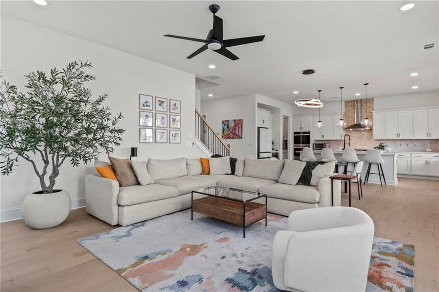 Furnished interior view inside a new home in , Woodstock (Image 12). Furnished interior view inside a new home in , Woodstock (Image 12).