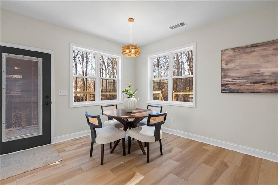 Furnished interior view inside a new home in , Gainesville (Image 9).