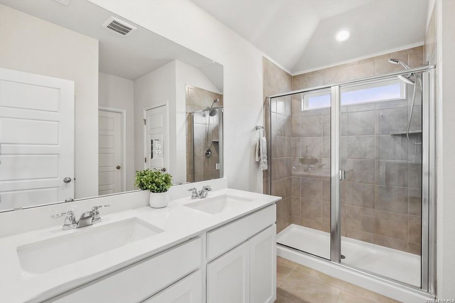 Furnished interior view inside a new home in , San Antonio (Image 15).