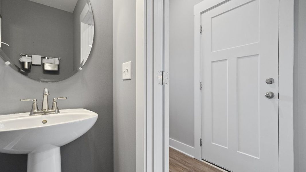 Furnished interior view inside a new home in Sidney Creek Townhomes, Zebulon (Image 14).