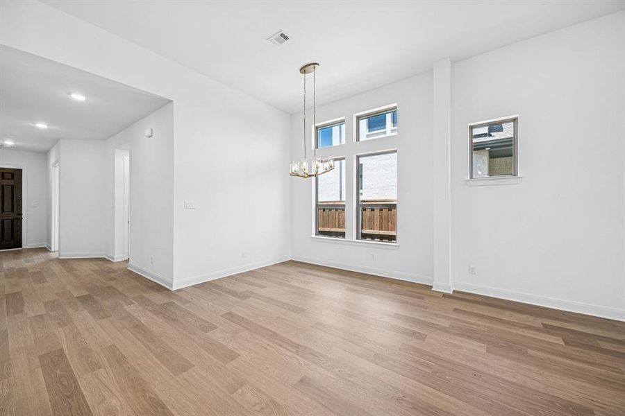 Spacious, unfurnished interior of a new home in Karis - Village Series, Crowley (Image 26). Spacious, unfurnished interior of a new home in Karis - Village Series, Crowley (Image 26).