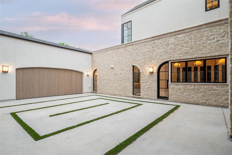 Exterior details and patio area of a home in , Dallas (Image 4). Exterior details and patio area of a home in , Dallas (Image 4).