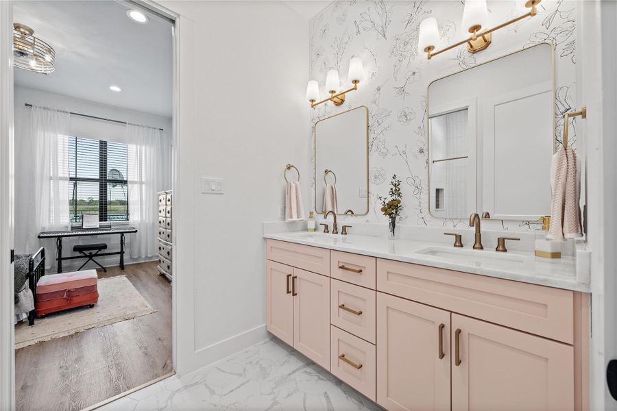 Furnished interior view inside a new home in , Dripping Springs (Image 17).