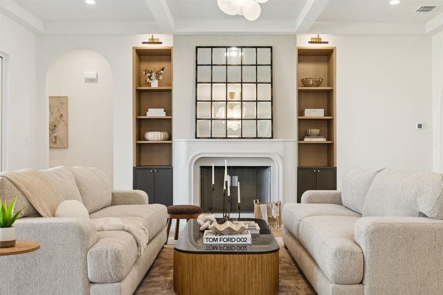 Furnished interior view inside a new home in , Dallas (Image 18).