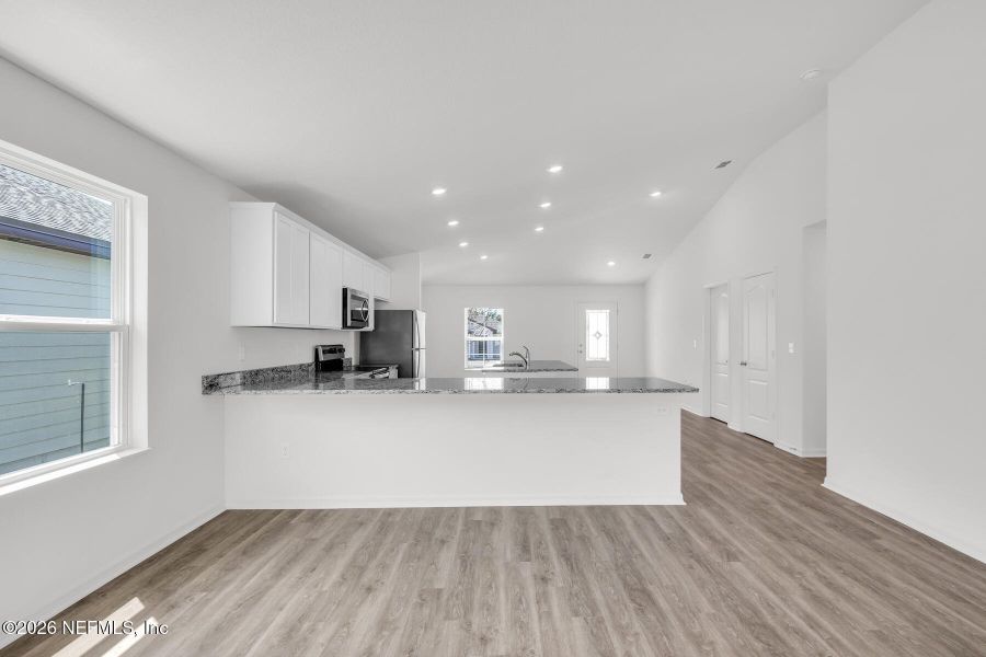 Furnished interior view inside a new home in Rolling Hills, Green Cove Springs (Image 6). Furnished interior view inside a new home in Rolling Hills, Green Cove Springs (Image 6).