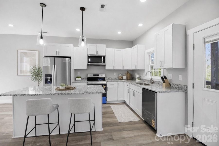 Furnished interior view inside a new home in , Gastonia (Image 5).