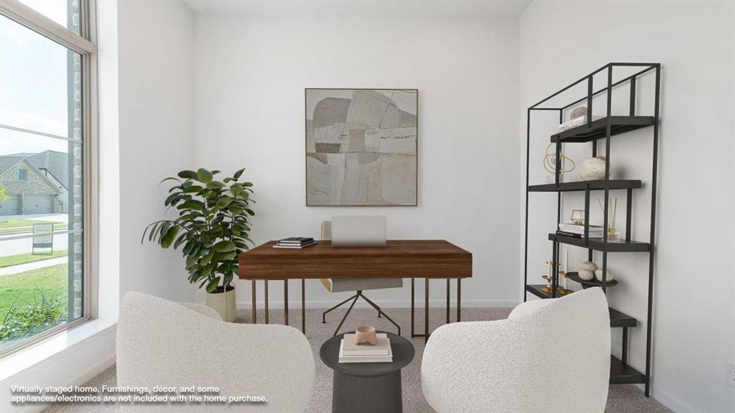 Furnished interior view inside a new home in Devonshire - Reserve 45', Forney (Image 4). Furnished interior view inside a new home in Devonshire - Reserve 45', Forney (Image 4).