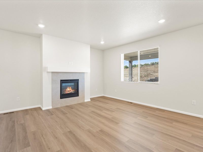 The Granby floorplan interior image taken at a Meritage Homes community in Northern, Colorado.