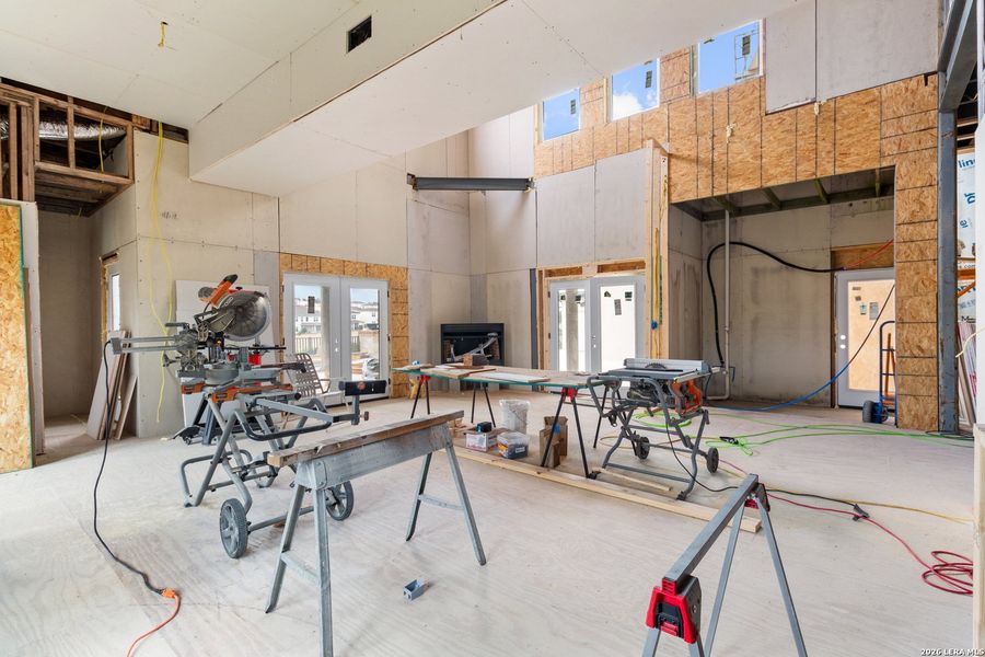 In-progress construction of a new home in , San Antonio, TX (Image 13).