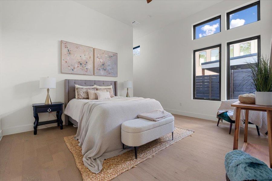 Furnished interior view inside a new home in , Austin (Image 4). Furnished interior view inside a new home in , Austin (Image 4).